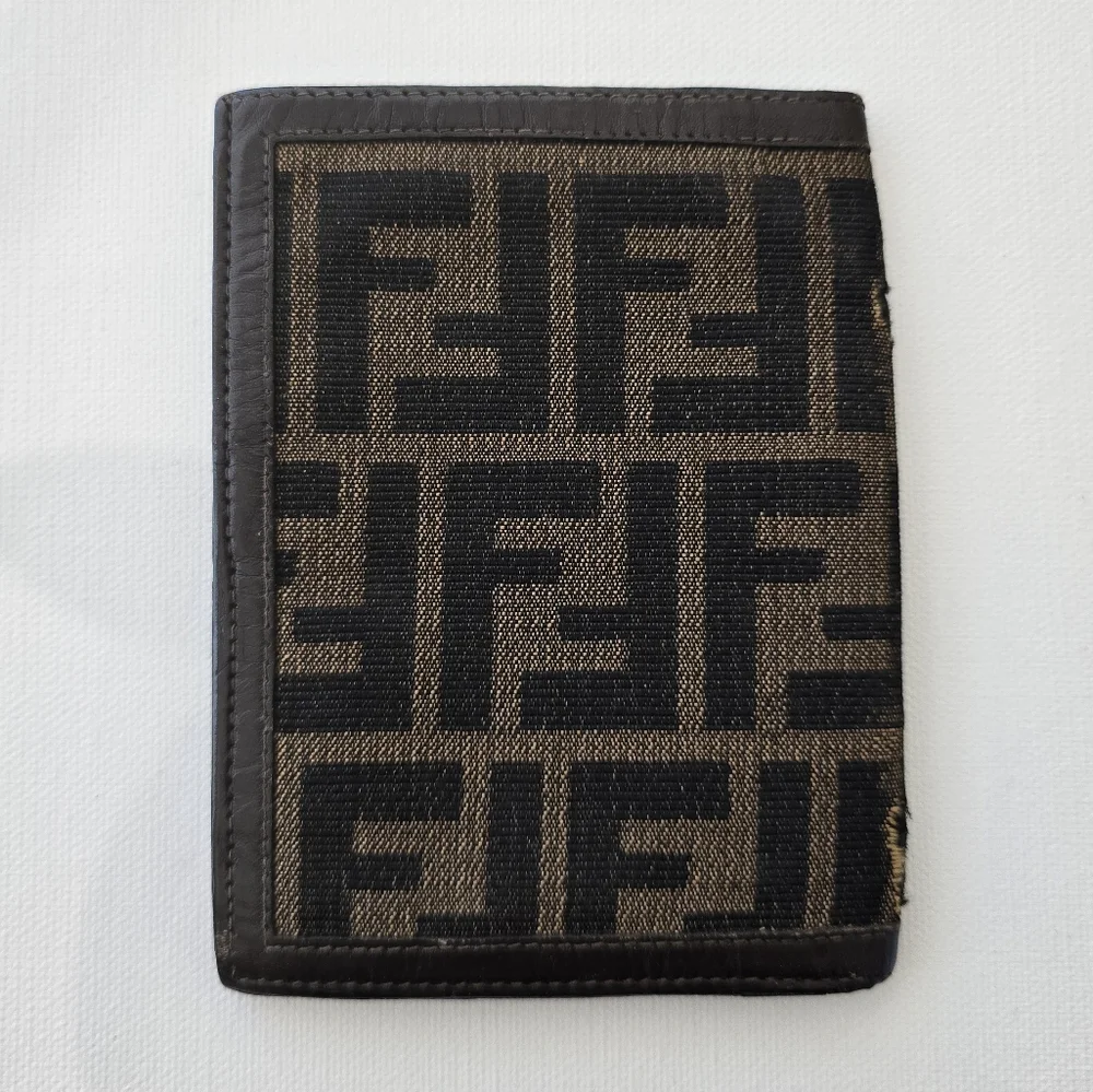 Fendi Zucca Logo Bifold Wallet